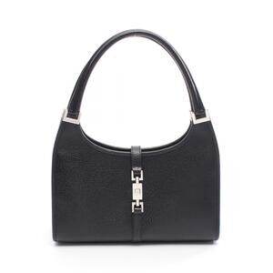 Gucci Jackie handbag leather black 002 1068